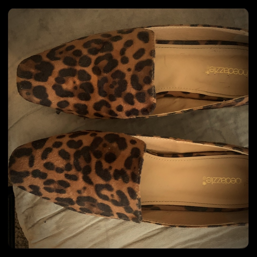 Cheetah print flats
